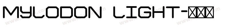 Mylodon Light字体转换 Mylodon Light字体转换